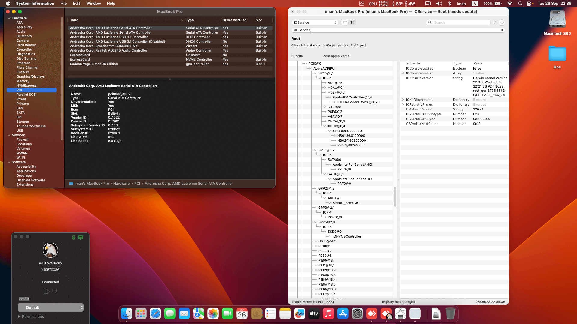 HP Envy X360 Convert 15 EE1093CL [AMD Ryzen 7 5700U + Radeon RX Vega 8 + I2C]   OpenCore 1